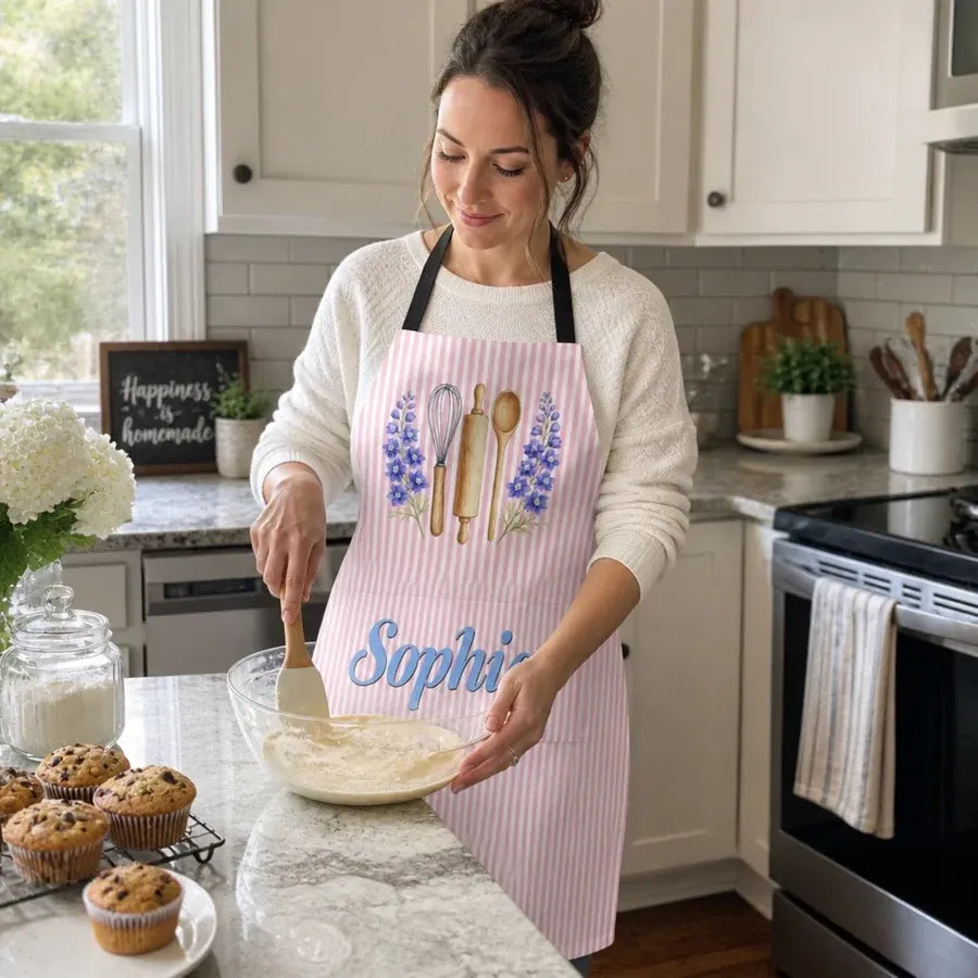 Personalized Freshly Baked Apron