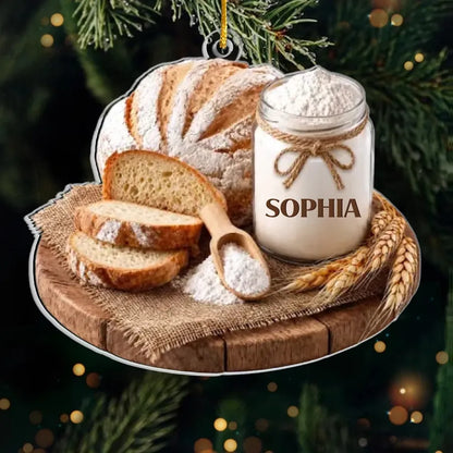 Personalized Sourdough Baker Acrylic Ornament