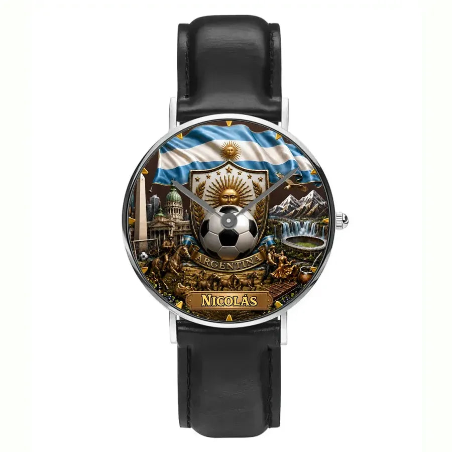 Personalized Argentina Soccer Watch