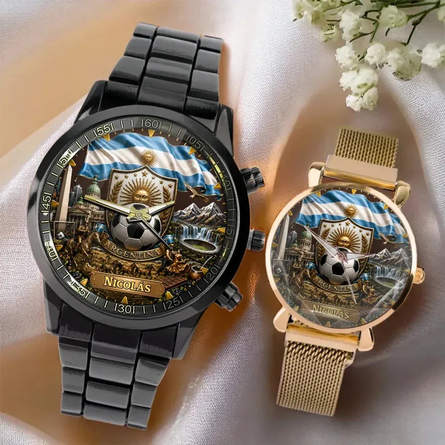 Personalized Argentina Soccer Watch