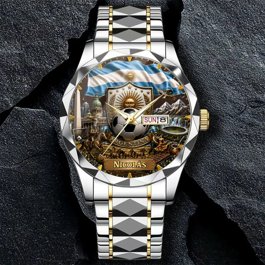 Personalized Argentina Soccer Watch