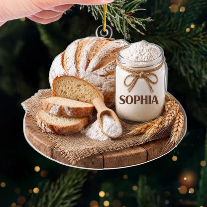Personalized Sourdough Baker Acrylic Ornament