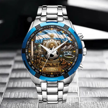 Personalized Argentina Soccer Watch