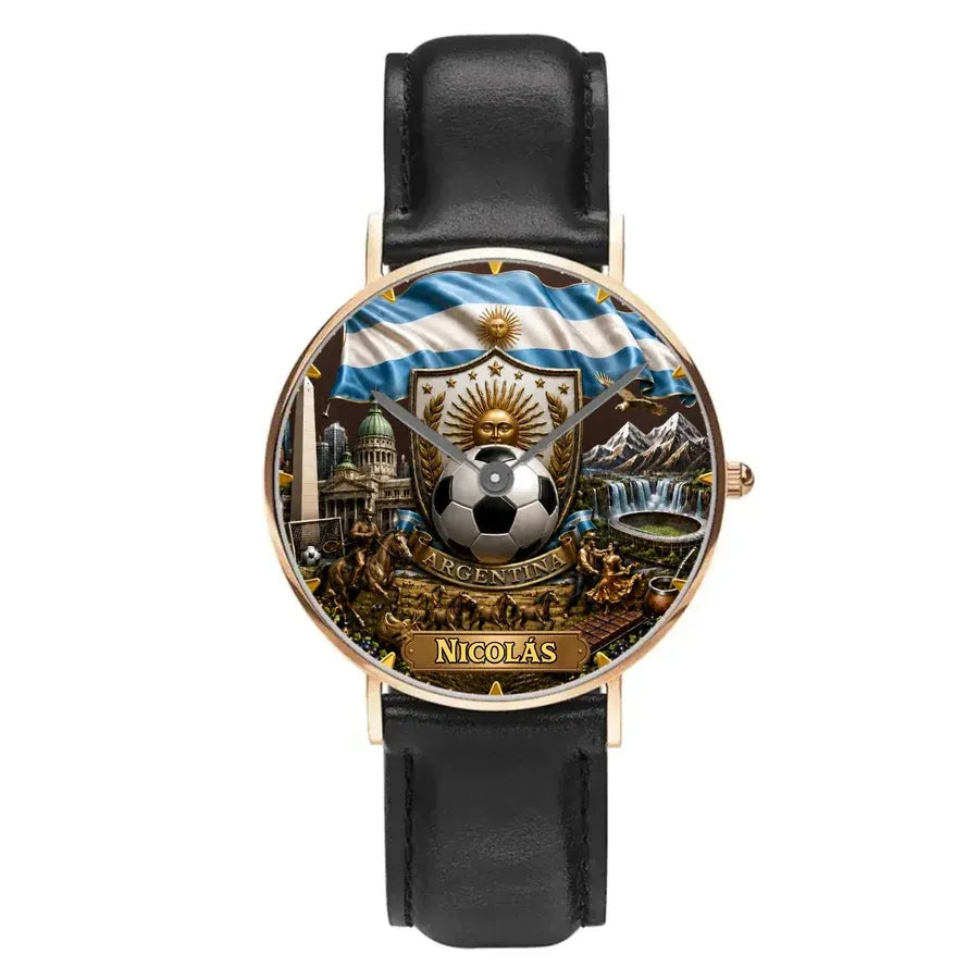 Personalized Argentina Soccer Watch