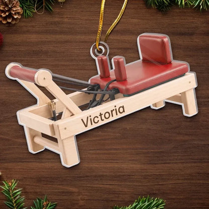 Personalized In My Pilates Era Acrylic Ornament