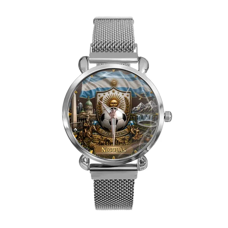 Personalized Argentina Soccer Watch