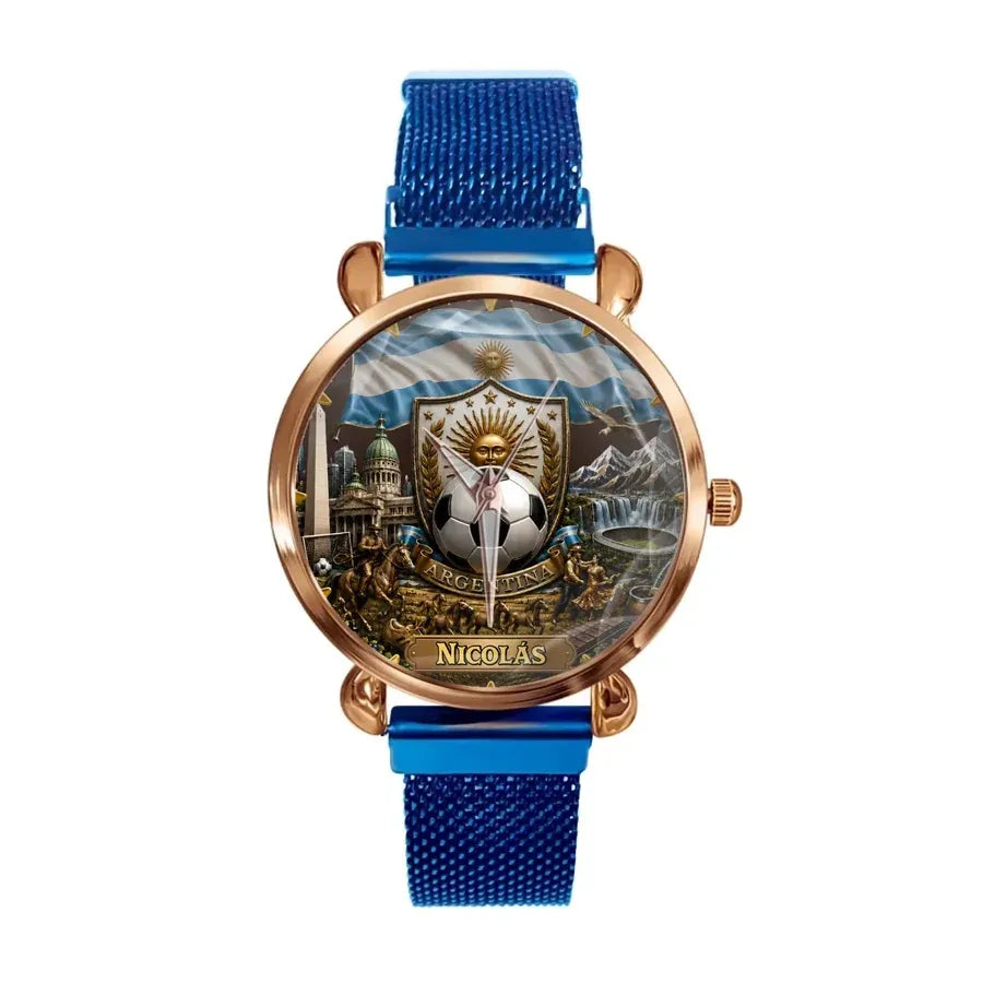 Personalized Argentina Soccer Watch