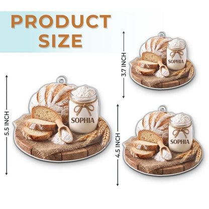 Personalized Sourdough Baker Acrylic Ornament
