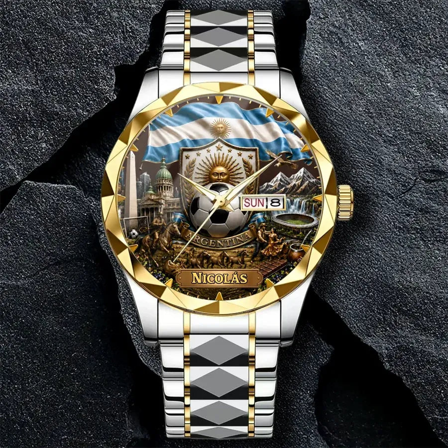 Personalized Argentina Soccer Watch