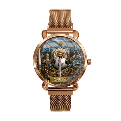 Personalized Argentina Soccer Watch