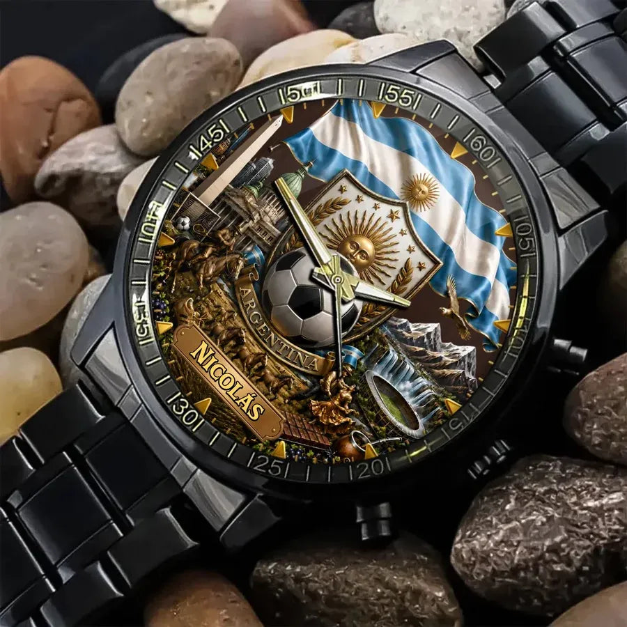 Personalized Argentina Soccer Watch