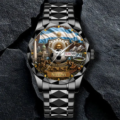 Personalized Argentina Soccer Watch
