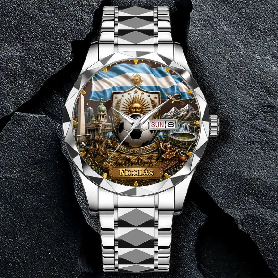 Personalized Argentina Soccer Watch