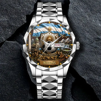 Personalized Argentina Soccer Watch