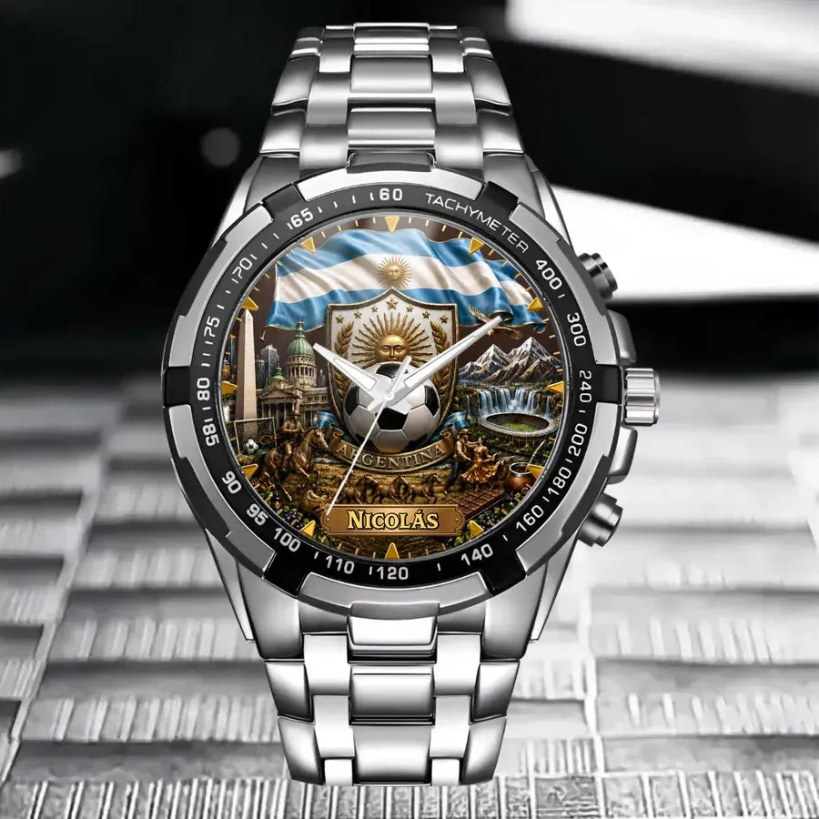 Personalized Argentina Soccer Watch