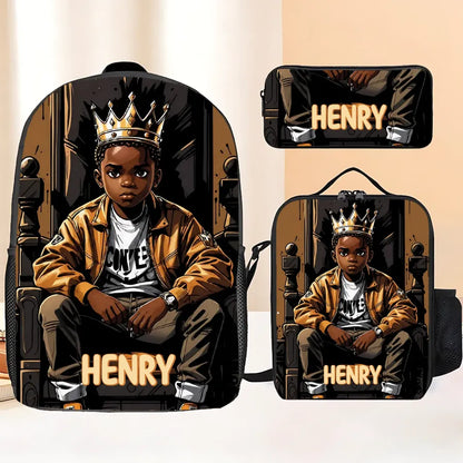 Personalized Afro Art Backpack