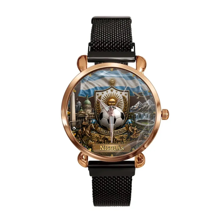 Personalized Argentina Soccer Watch