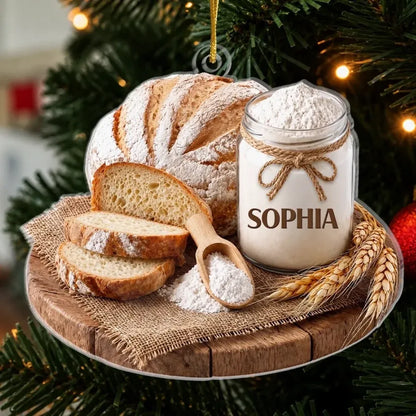 Personalized Sourdough Baker Acrylic Ornament