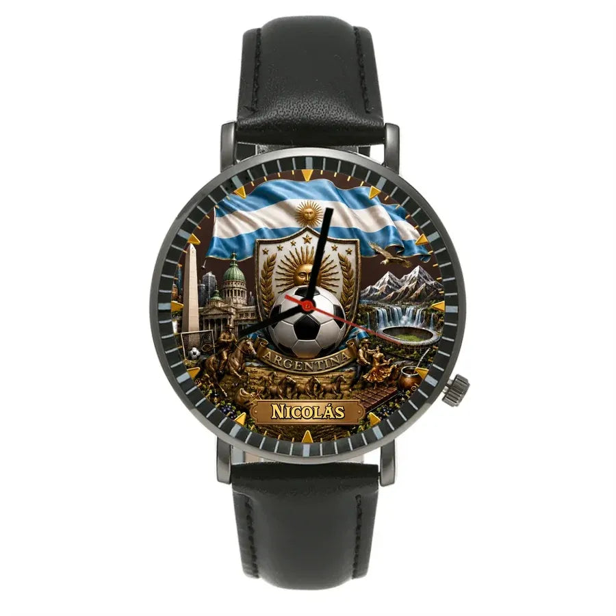 Personalized Argentina Soccer Watch