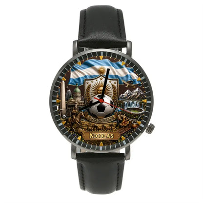 Personalized Argentina Soccer Watch