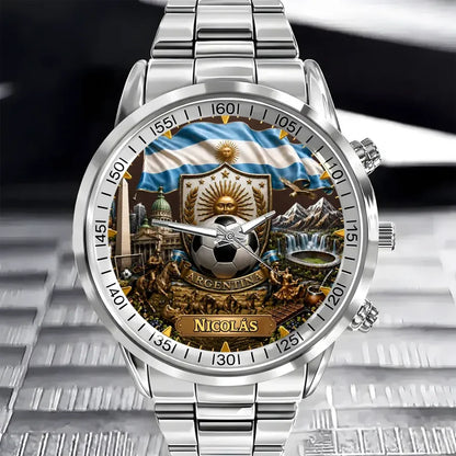 Personalized Argentina Soccer Watch